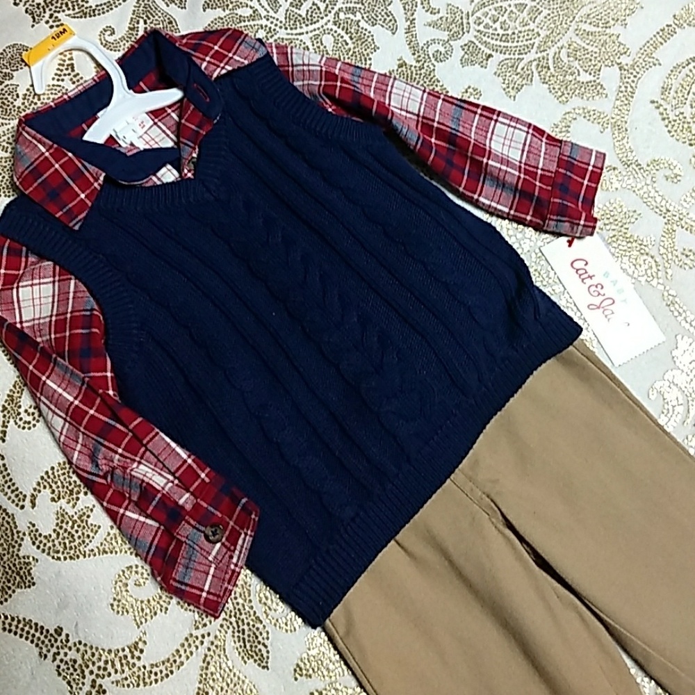 Boys 12m Cat and Jack outfit Nwt